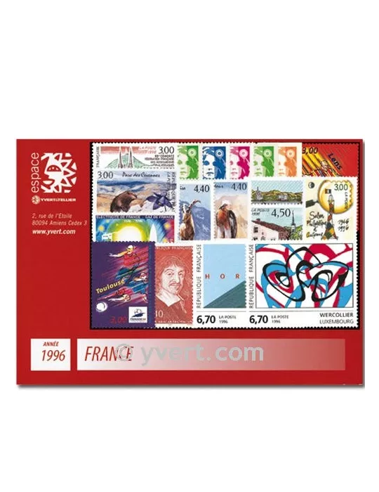 n° 2986/3041 - Timbre France Année complète (1996)