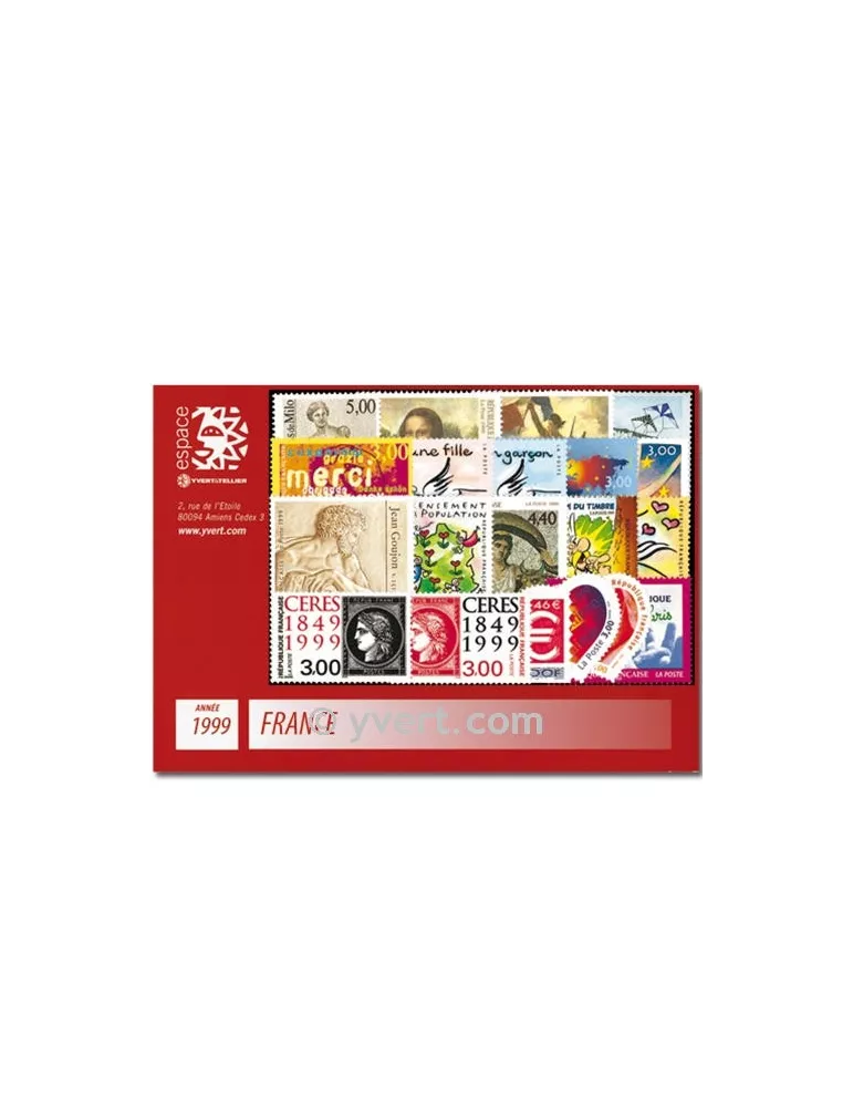 n° 3211/3293 - Timbre France Année complète (1999)