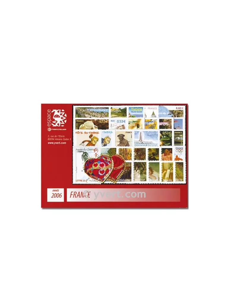 n° 3861/3995 - Timbre France Année complète (2006)