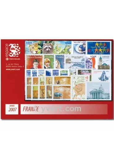 n° 3996/4126 - Timbre France Année complète (2007)