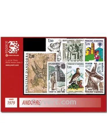 n° 274/281 - Timbre Andorre Année complète (1979)