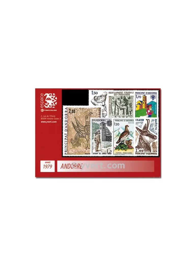 n° 274/281 - Timbre Andorre Année complète (1979)