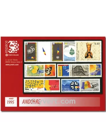 n° 454/466 - Timbre Andorre Année complète (1995)
