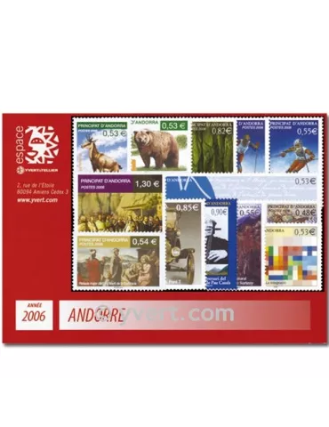 n° 620/632 - Timbre Andorre Année complète (2006)