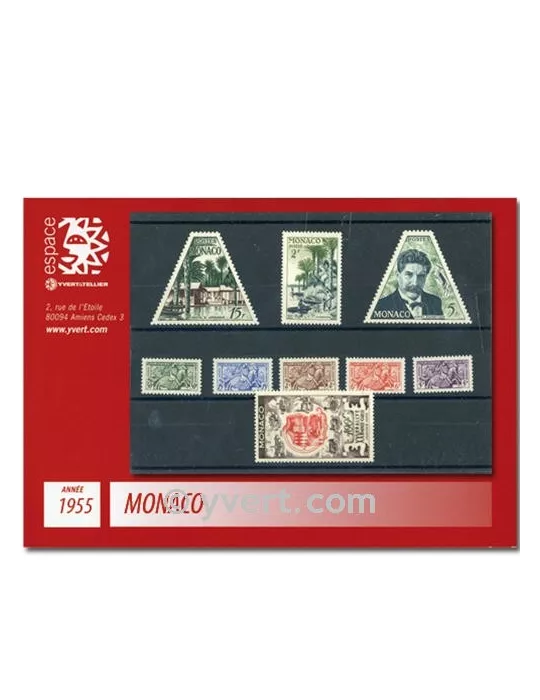 n° 412/440 - Timbre Monaco Année complète (1955)
