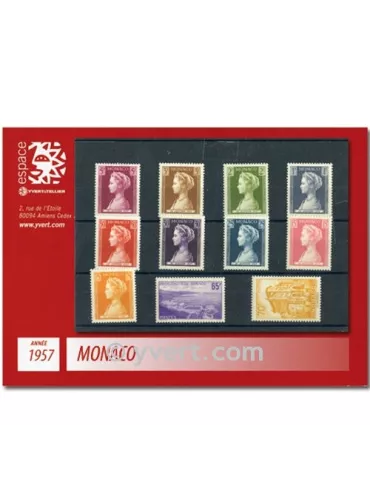 n° 478/488 - Timbre Monaco Année complète (1957)