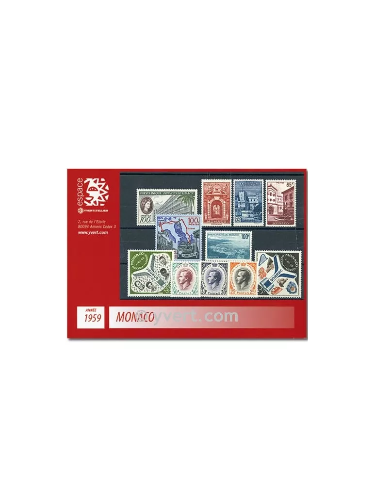 n° 503/522 - Timbre Monaco Année complète (1959)