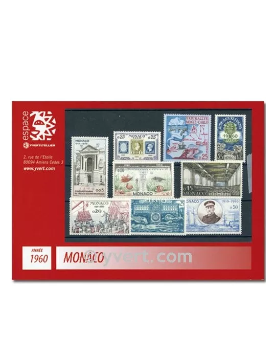 n° 523/550A - Timbre Monaco Année complète (1960)