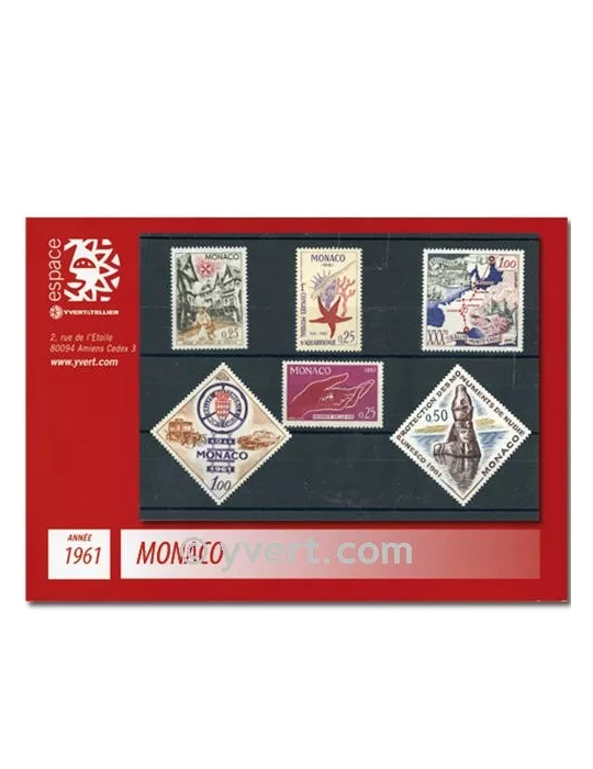 n° 551/570 - Timbre Monaco Année complète (1961)