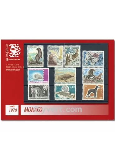 n° 809/846 - Timbre Monaco Année complète (1970)