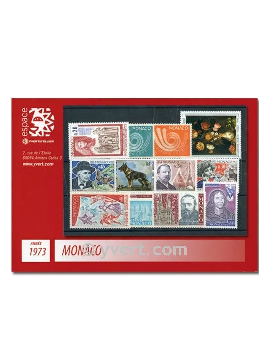 n° 916/952 - Timbre Monaco Année complète (1973)