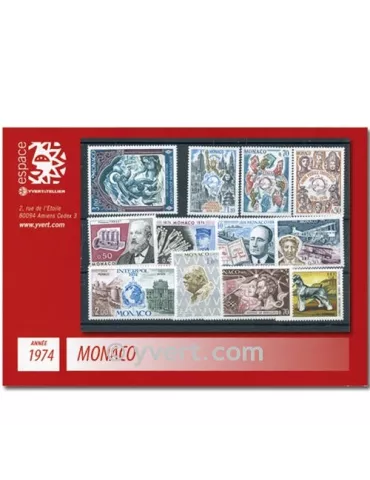 n° 953/1002 - Timbre Monaco Année complète (1974)