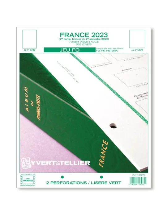 FRANCE FO : 2023 - 2E SEMESTRE (JEUX SANS POCHETTES)