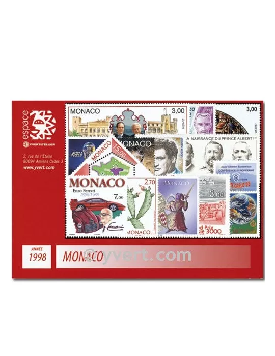 n° 2146/2185 - Timbre Monaco Année complète (1998)