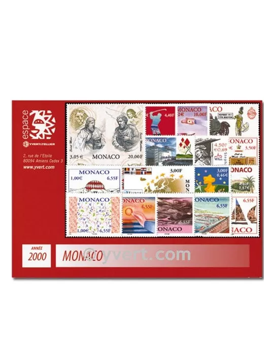 n° 2230/2294 - Timbre Monaco Année complète (2000)