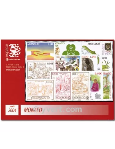 n° 2418/2478 - Timbre Monaco Année complète (2004)