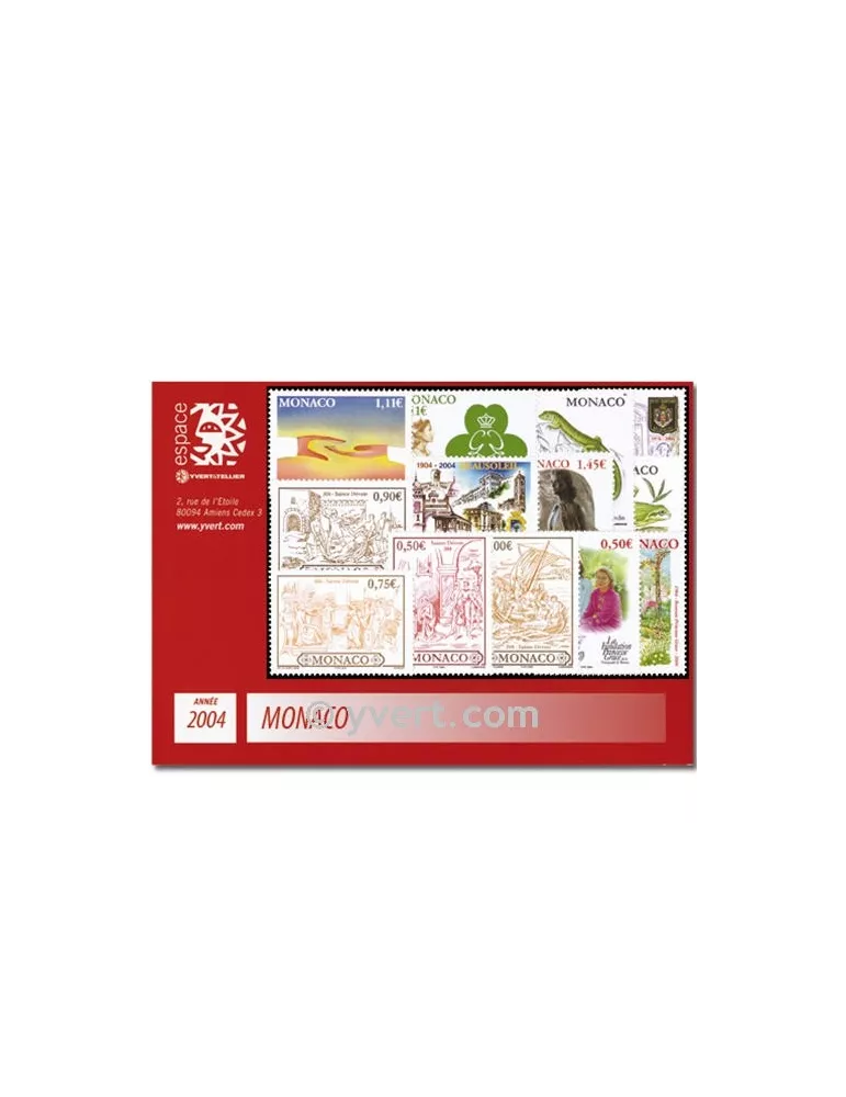 n° 2418/2478 - Timbre Monaco Année complète (2004)