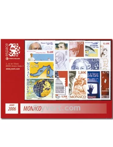 n° 2528/2587 - Timbre Monaco Année complète (2006)