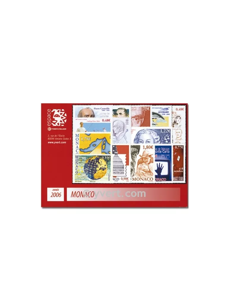 n° 2528/2587 - Timbre Monaco Année complète (2006)