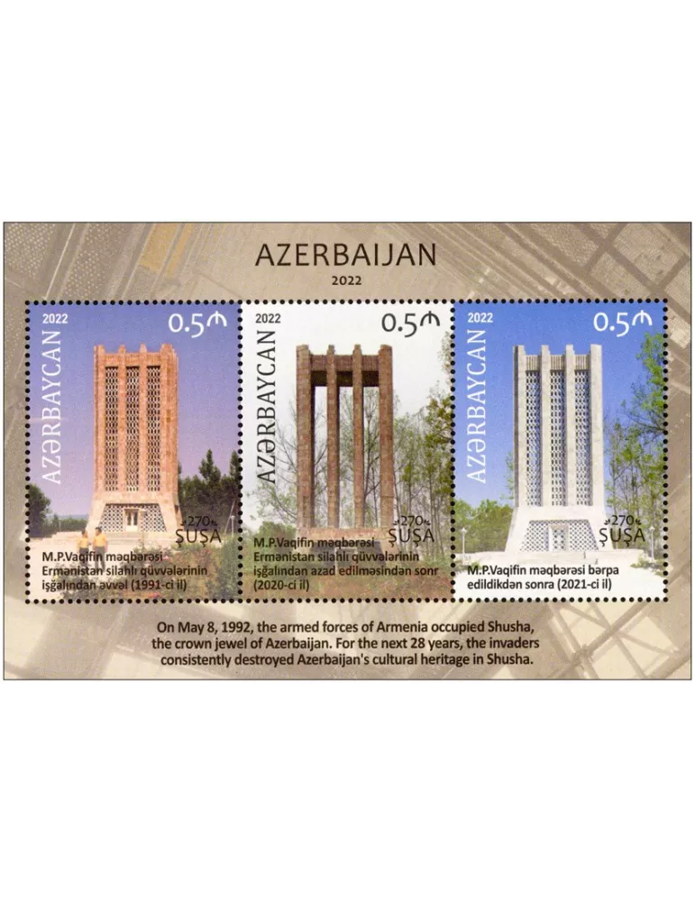 n° 264 - Timbre AZERBAIDJAN Blocs et feuillets