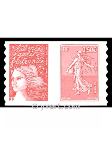 n° P36 - Timbre France Autoadhésifs