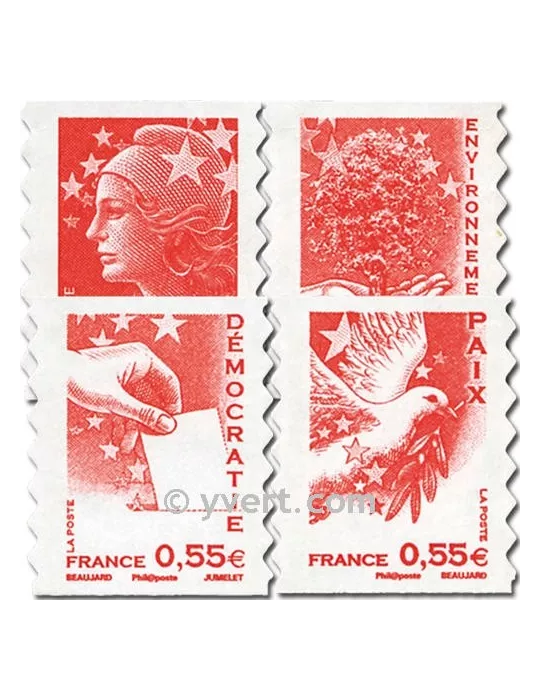 n° 175/178 - Timbre France Autoadhésifs