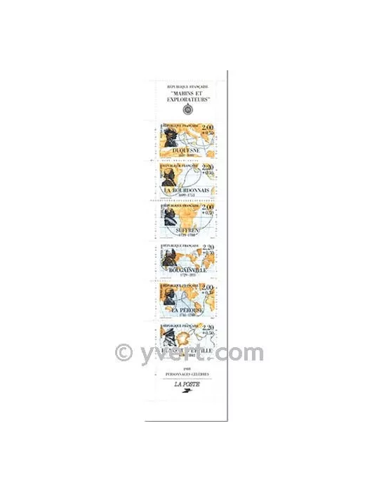 n° BC2523 - Timbre France Carnet Personnages célèbres