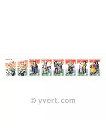 n° BC2982 - Timbre France Carnet Personnages célèbres