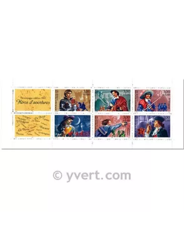 n° BC3121 - Timbre France Carnet Personnages célèbres