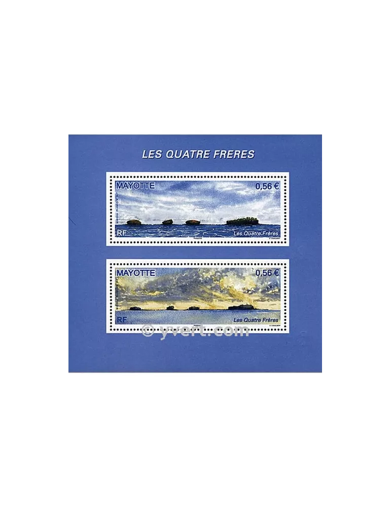 n° 228/229 (BF 6) - Timbre Mayotte Poste