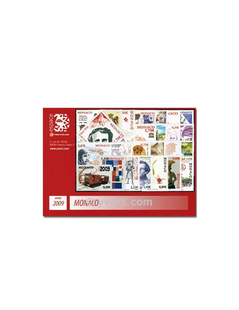 n° 2658/2717 - Timbre Monaco Année complète (2009)