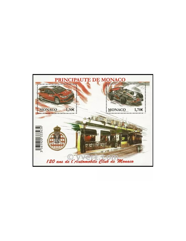 n° 95 - Timbre Monaco Bloc et feuillets