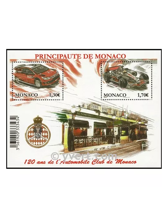 n° 95 - Timbre Monaco Bloc et feuillets