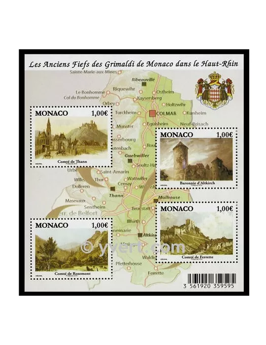 n° 98 - Timbre Monaco Bloc et feuillets