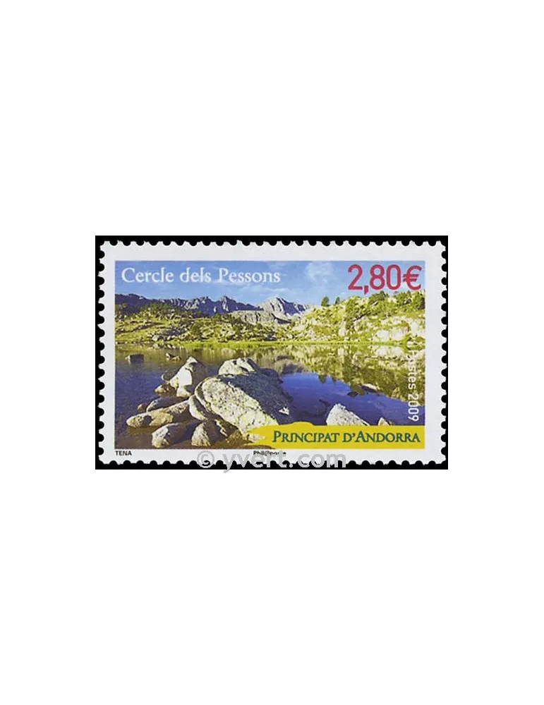 n° 676 - Timbre Andorre Poste