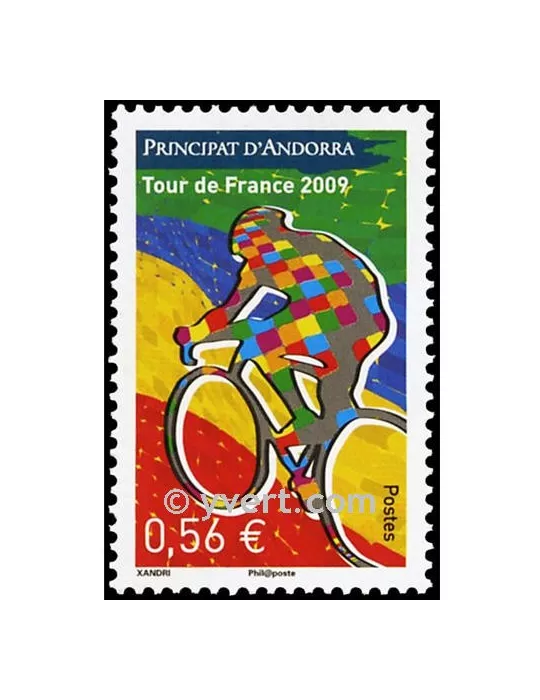 n° 677 - Timbre Andorre Poste