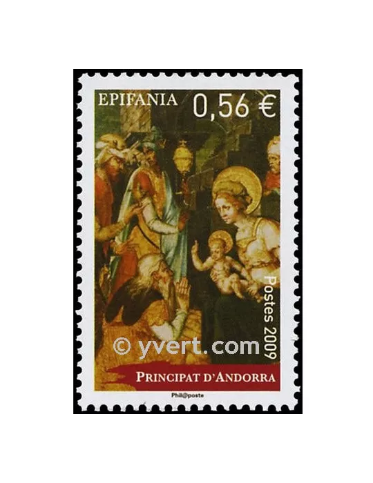 n° 680 - Timbre Andorre Poste