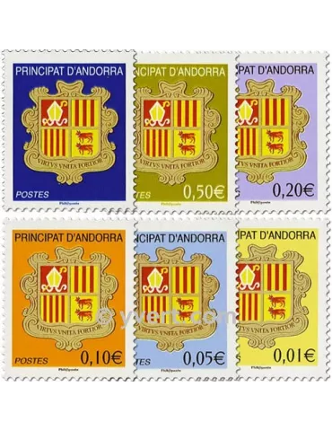 n° 681/686 - Timbre Andorre Poste