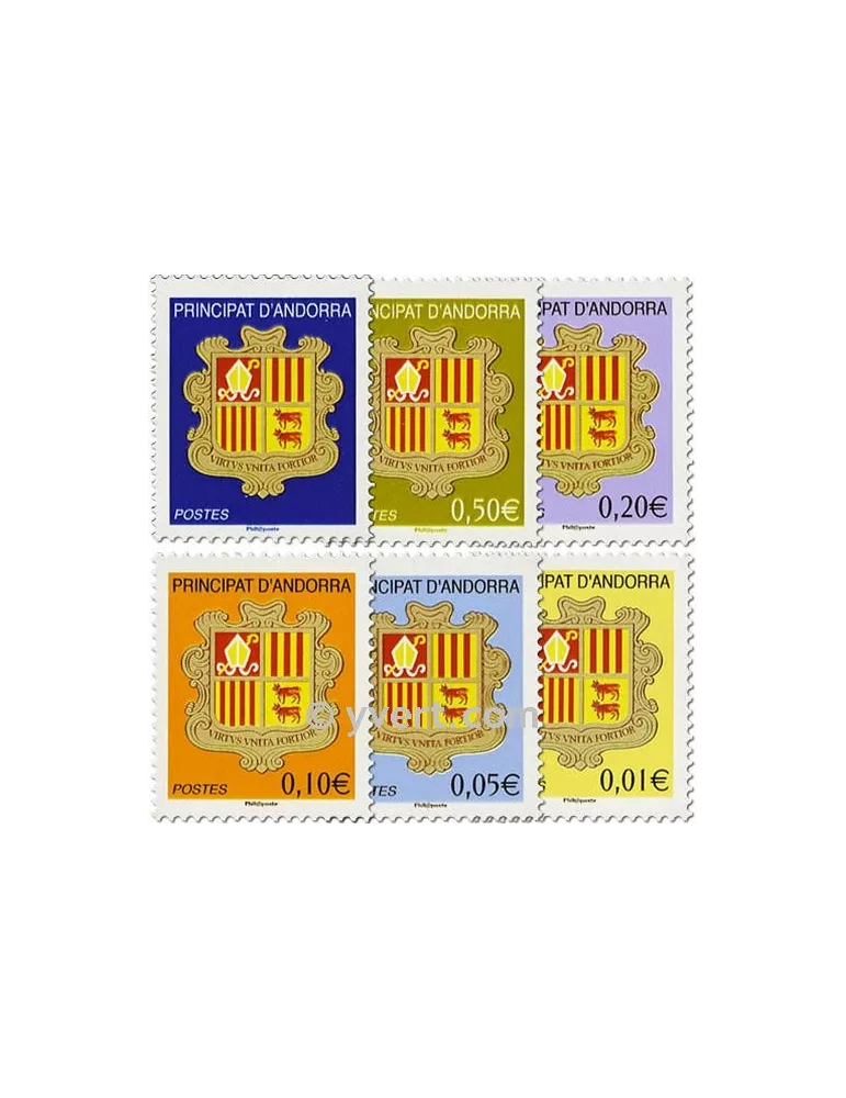 n° 681/686 - Timbre Andorre Poste