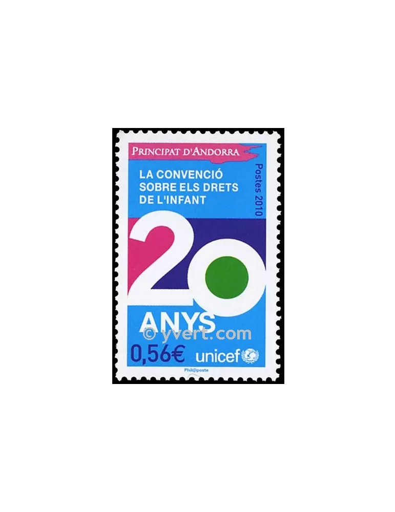 n° 688 - Timbre Andorre Poste