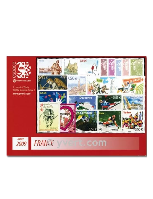 n° 4324/4430 - Timbre France Année complète (2009)