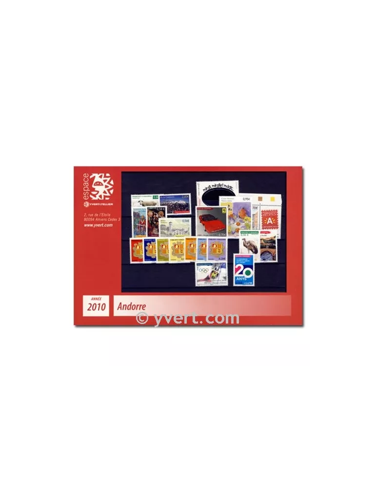 n° 681/703 - Timbre Andorre Année complète (2010)
