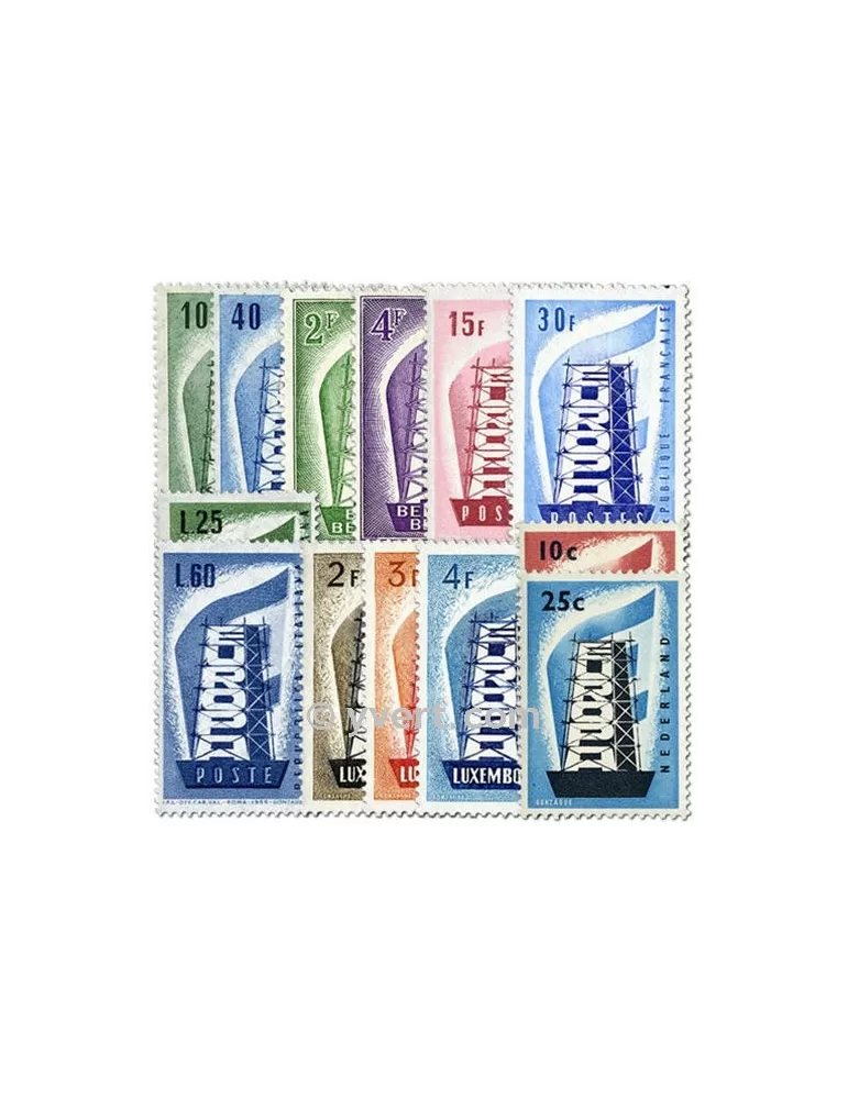 1956** - Année complète neuf EUROPA
