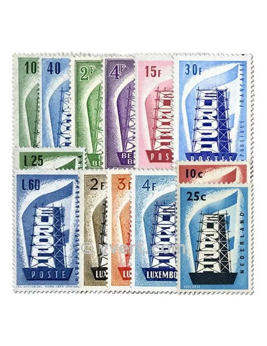 1956** - Année complète neuf EUROPA