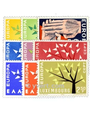 1962** - Année complète neuf EUROPA