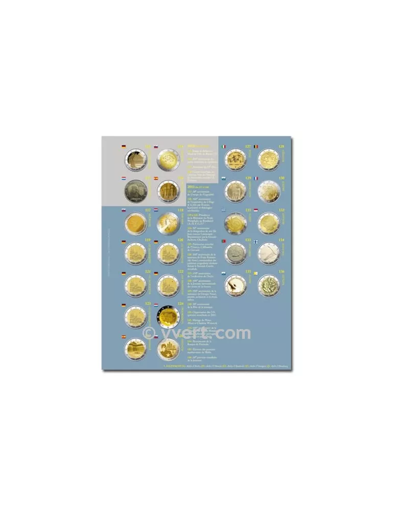 Recharges 2€ COMMÉMORATIFS (2011)