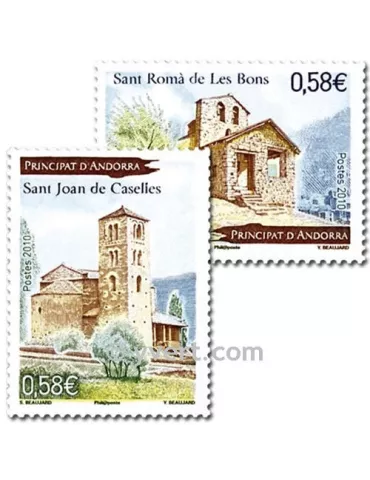 n° 699/700 - Timbre Andorre Poste