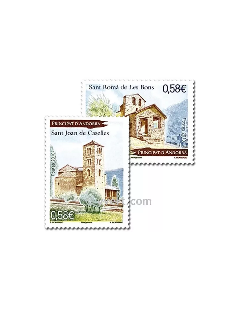 n° 699/700 - Timbre Andorre Poste
