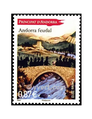 n° 702 - Timbre Andorre Poste