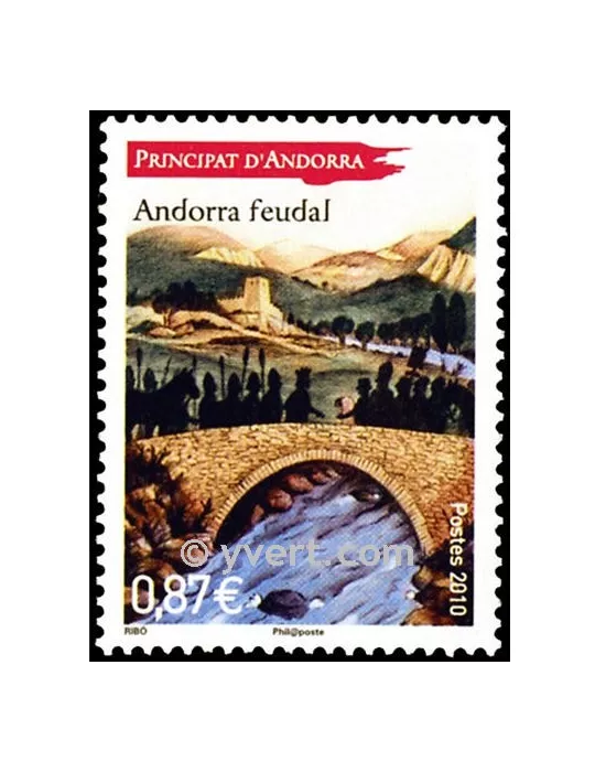 n° 702 - Timbre Andorre Poste